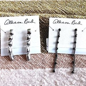 Two pairs of Allison Reed dangly earrings NWT